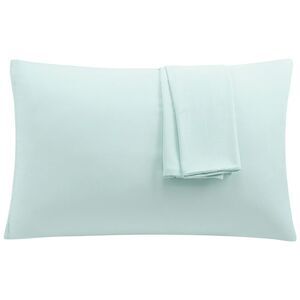 2pcs Pillow Cases Set Soft Microfiber Pillowcases with Zipper Light Gray